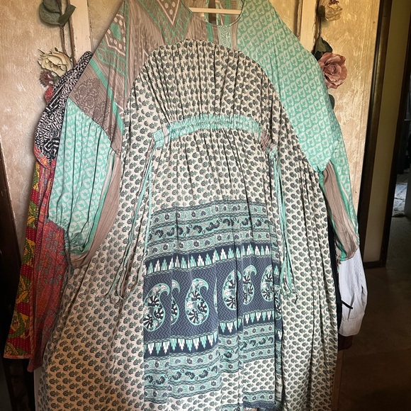 Kantha Bae solar Maxi Dress Kaftan - Picture 1 of 8